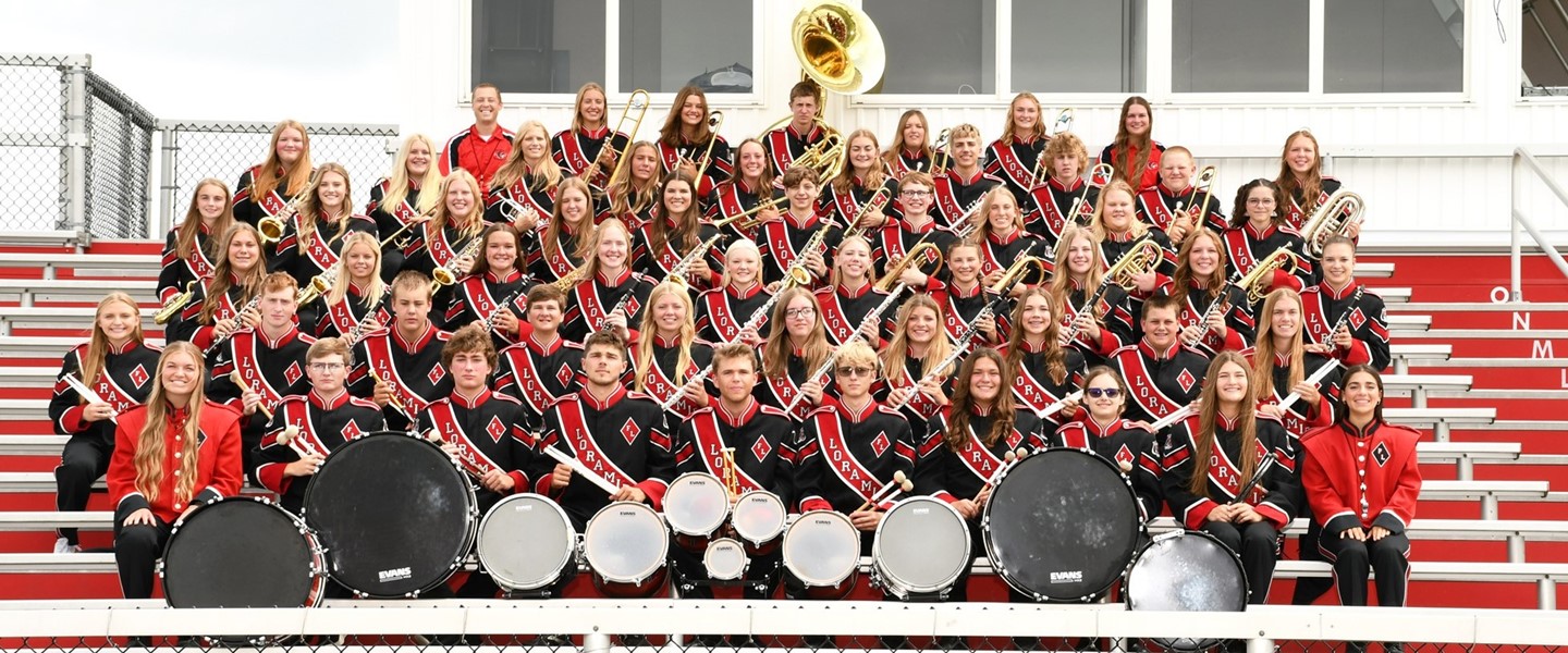 HS Marching Band Team Picture